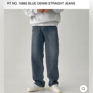 RealTakai - Blue Denim Straight Jeans - Size L(30)
